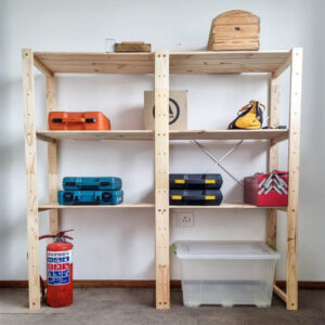 2 Bay Shelving Unit DIY Kit With Bases - Image 2