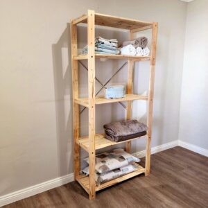 1 Bay Linen Shelving Unit DIY Kit - Image 4