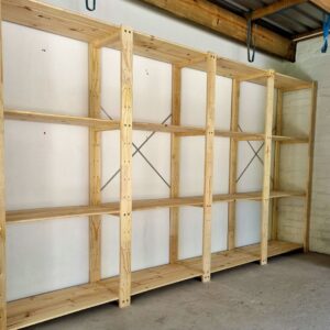 4 Bay Shelving Unit DIY Kit - Image 2