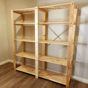 2 Bay Linen Shelving Unit DIY Kit - Image 2