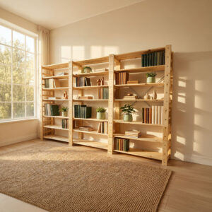 3 Bay Book Shelf - Image 1
