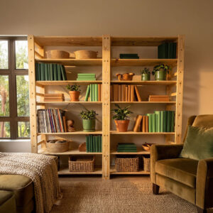 2 Bay Book Shelf - Image 1